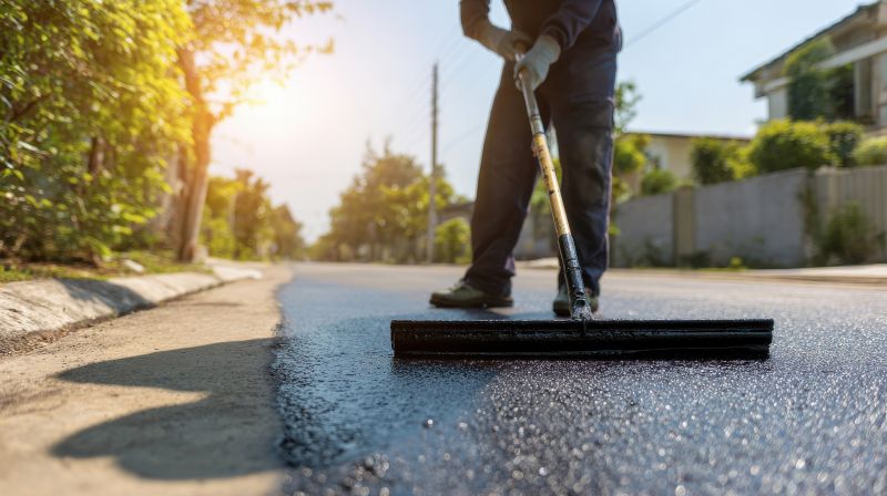 Local Asphalt Sealing pros at work