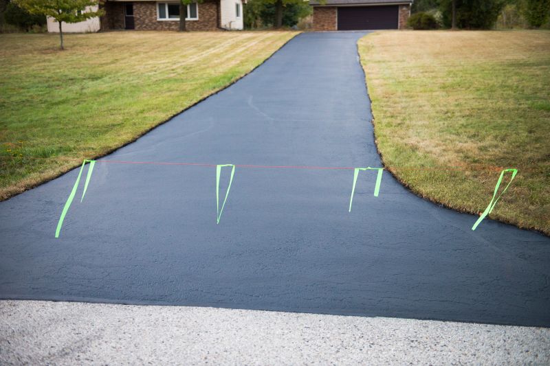 Finished Sealed Driveway