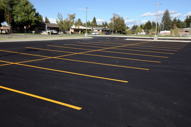 Parking Lot Sealcoating detail